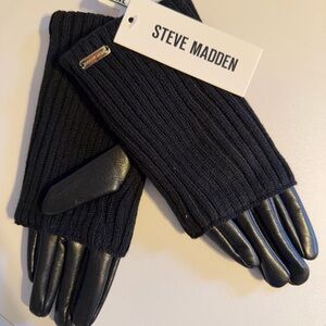 Steve Madden Black Gloves for Women